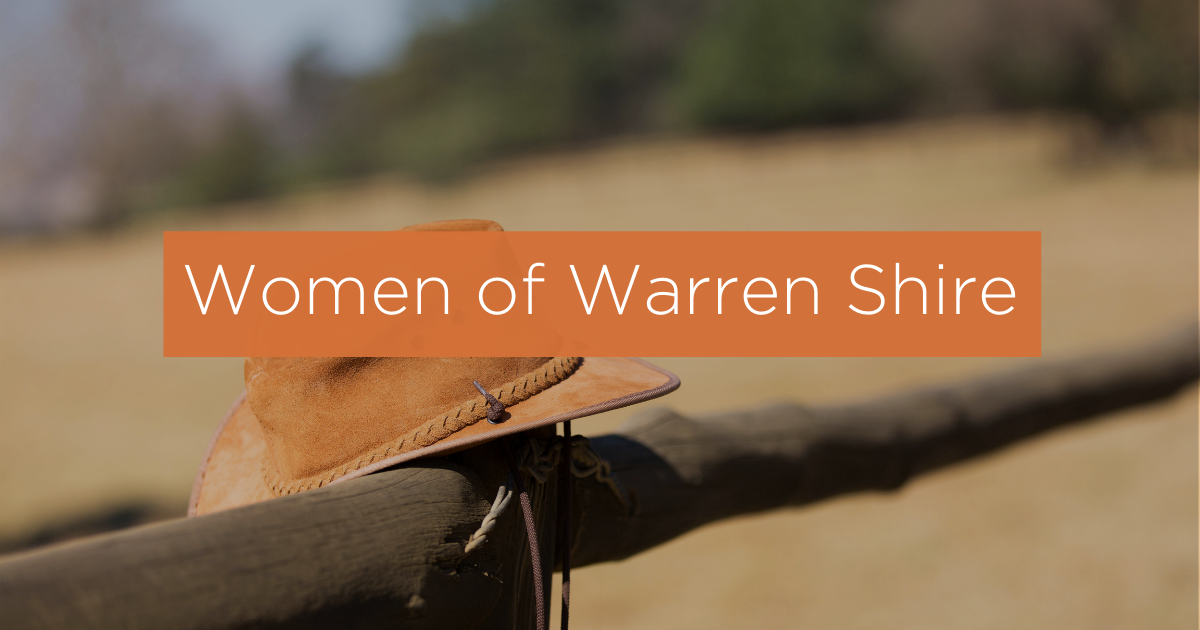 Celebrating the Women of Warren Shire - Post Image